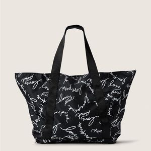 NWT Victoria’s Secret Pink Logo Tote Bag